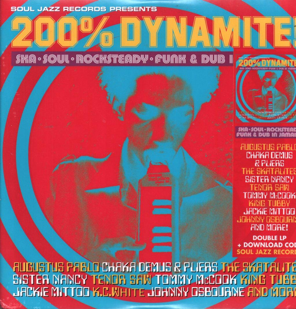 Various Artists - 200% Dynamite! Ska, Soul, Rocksteady, Funk & Dub In Jamaica - Double Lp