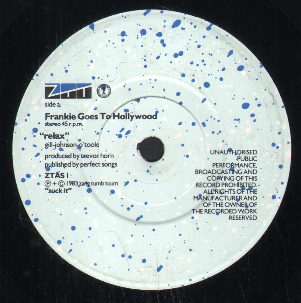 Frankie Goes To Hollywood - Relax - 7 Inch