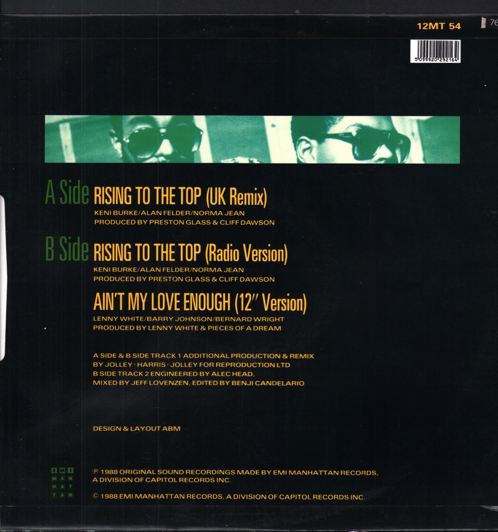 Pieces Of A Dream - Rising To The Top - 12 Inch