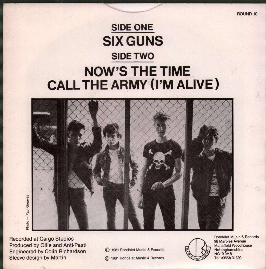 Anti-Pasti - Six Guns - 7 Inch