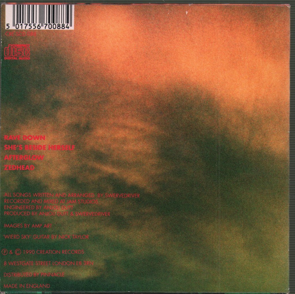 Swervedriver - Rave Down - Cd