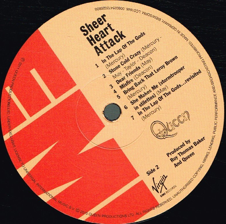 Queen - Sheer Heart Attack - Lp