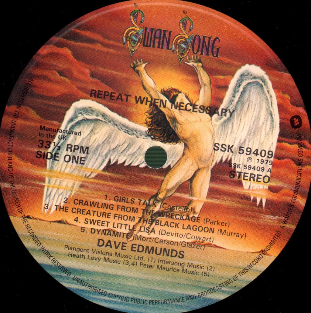 Dave Edmunds - Repeat When Necessary - Lp