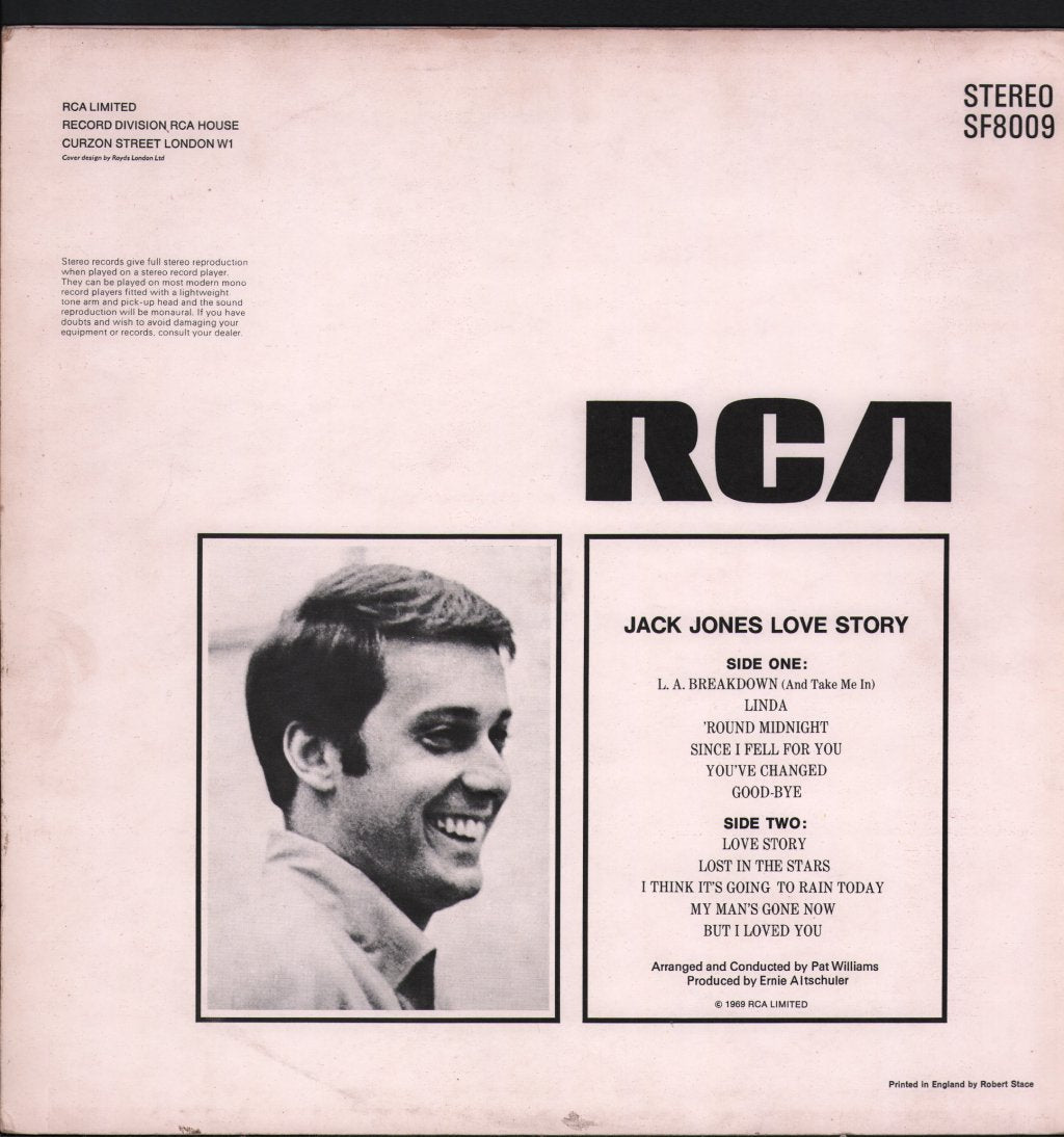 Jack Jones - Love Story - Lp