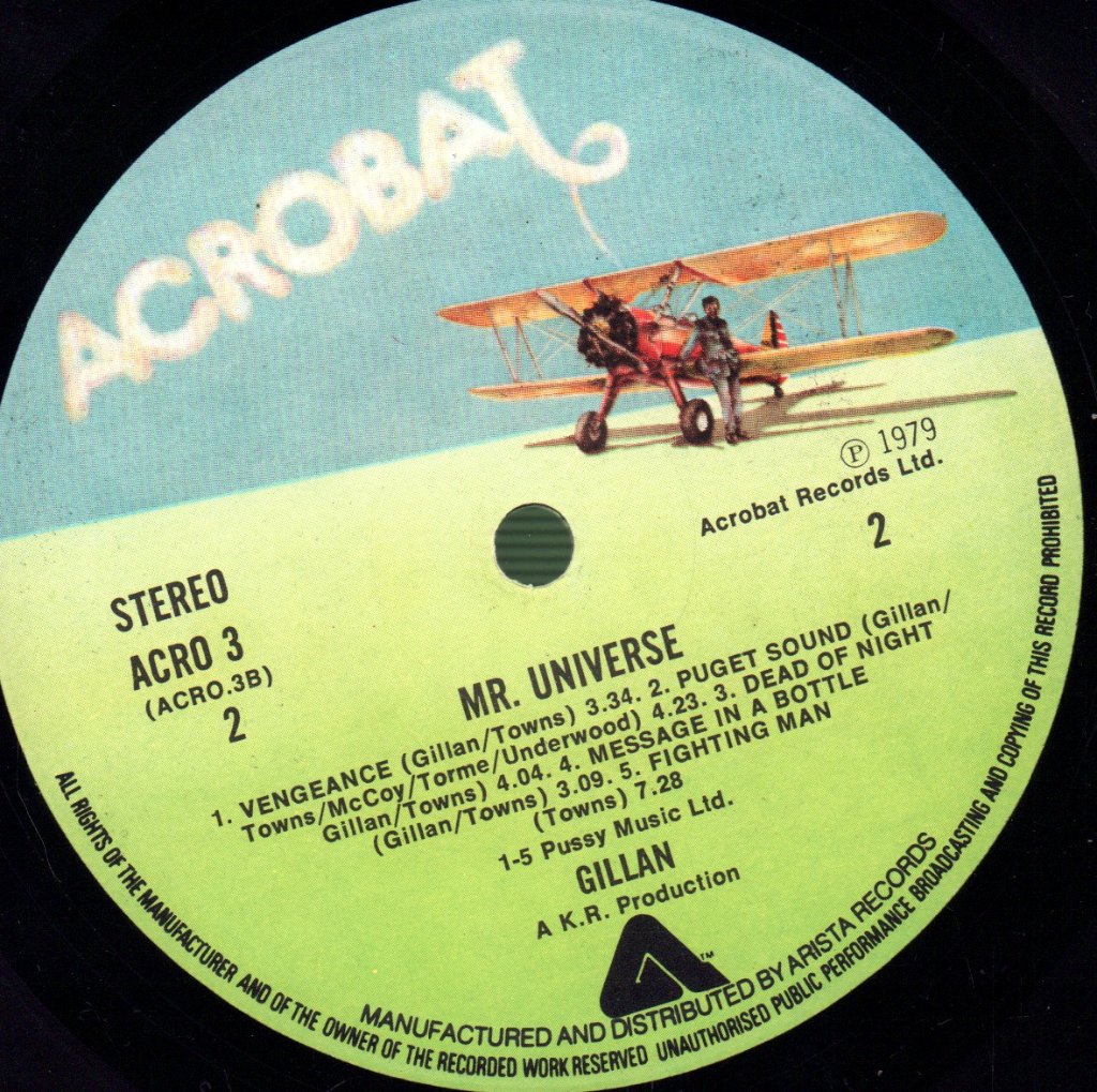 Gillan - Mr Universe - Lp