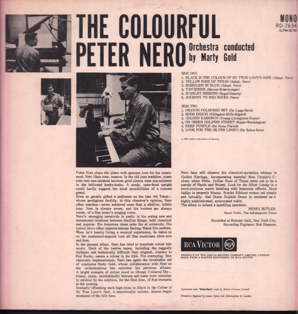 Peter Nero - Colourful Peter Nero - Lp