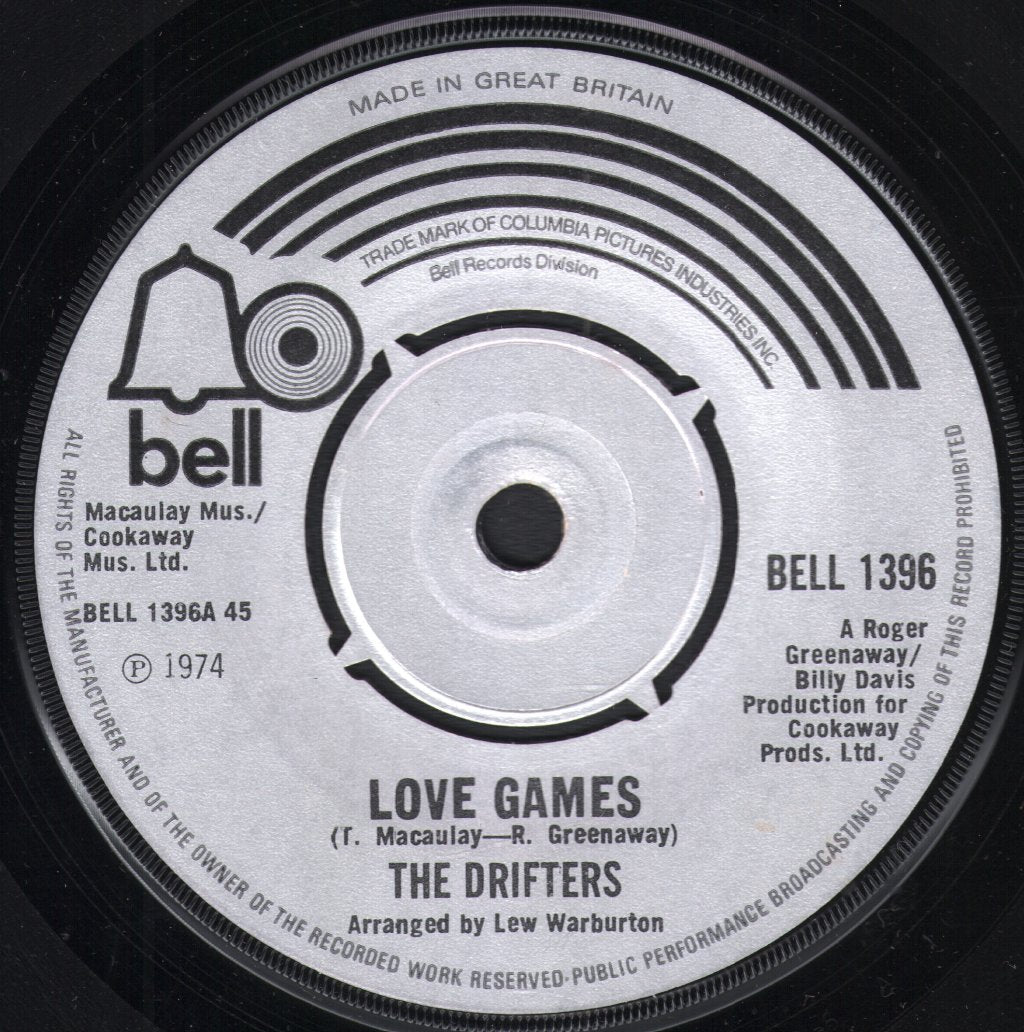 Drifters (Soul Group) - Love Games - 7 Inch