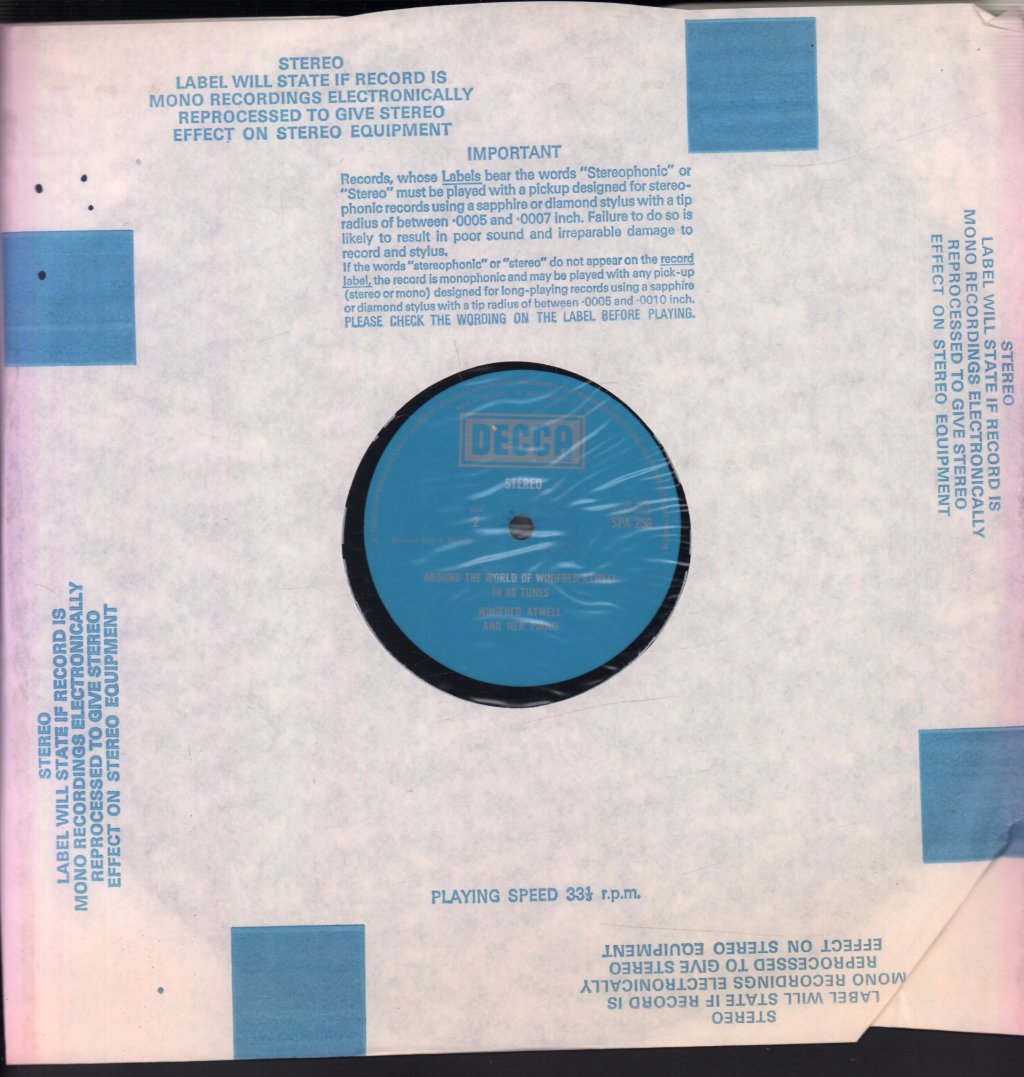 Winifred Atwell - Around The World Of Winifred Atwell In 80 Tunes - Lp