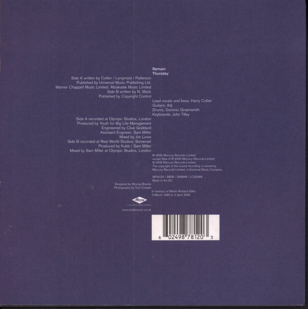 Kubb - Remain - 7 Inch