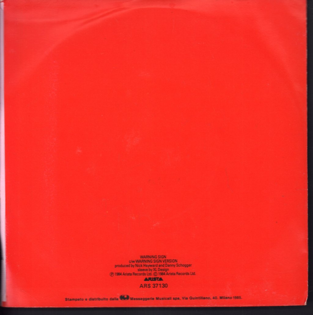 Nick Heyward - Warning Sign - 7 Inch