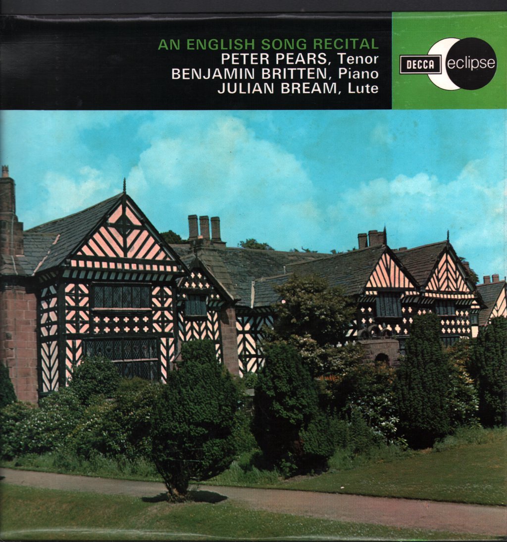 Pears Britten Bream - An English Song Recital - Lp