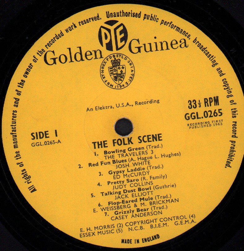 Various Artists - Folk Scene - Lp