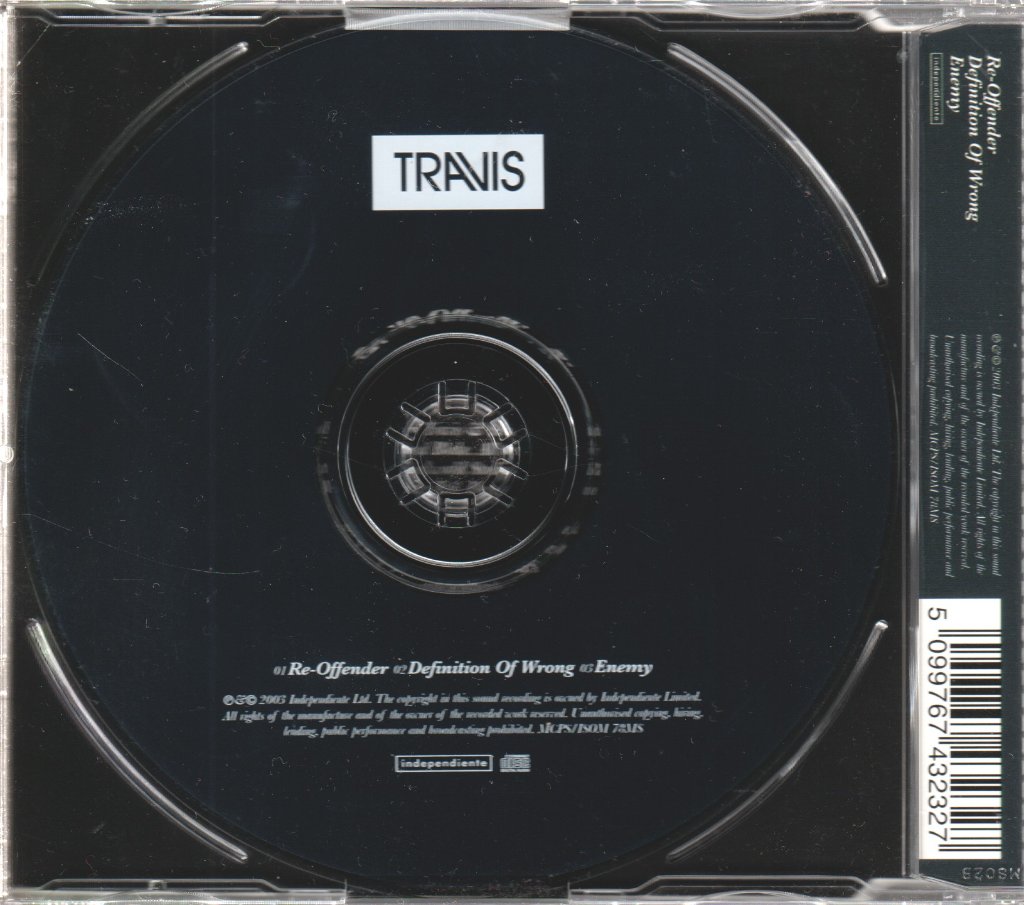 Travis - Re-Offender - Cd