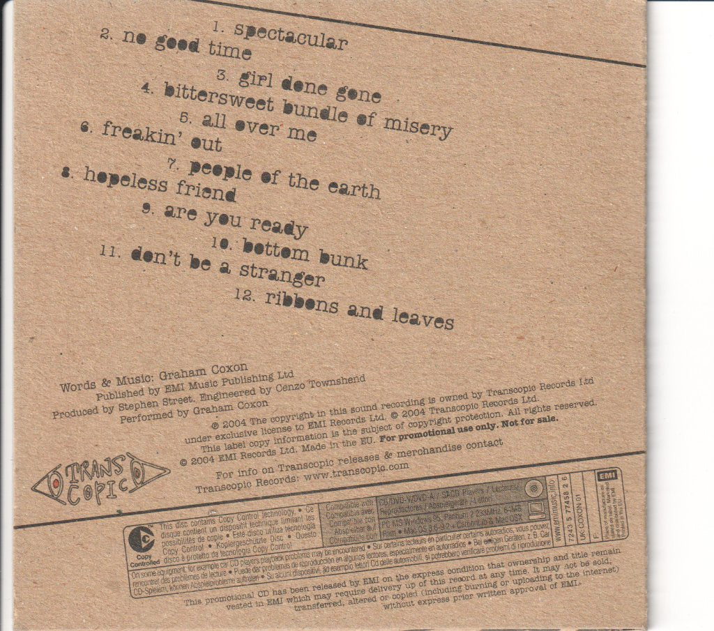 Graham Coxon - Happiness In Magazines - Cd