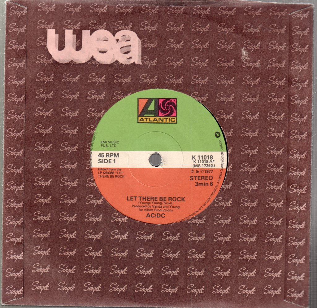 AC/DC - Let There Be Rock - 7 Inch