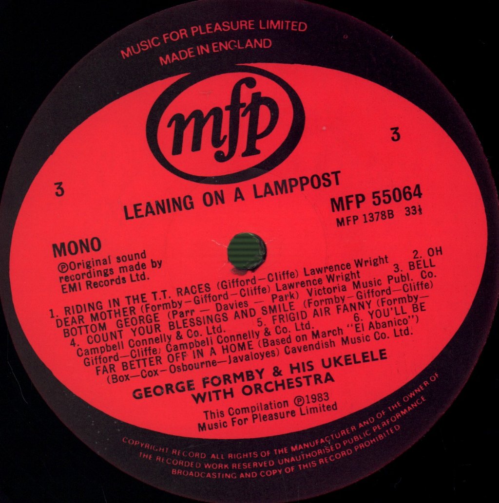 George Formby - Leaning On A Lamp Post - Double Lp