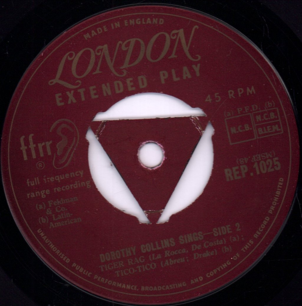 Dorothy Collins - sings - 7 Inch
