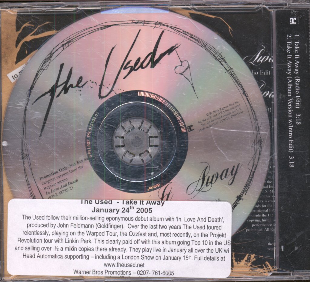 Used - Take It Away - Cd