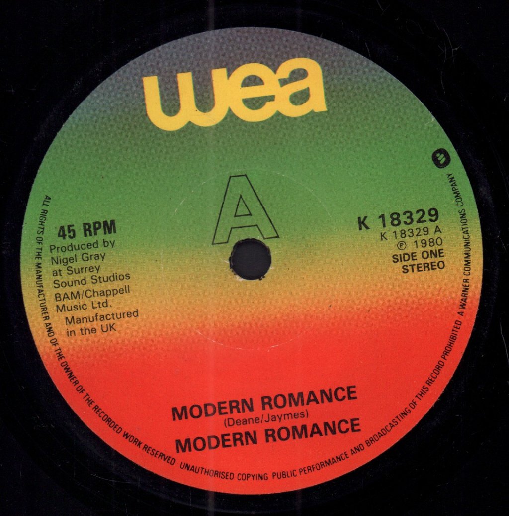 Modern Romance - Modern Romance - 7 Inch