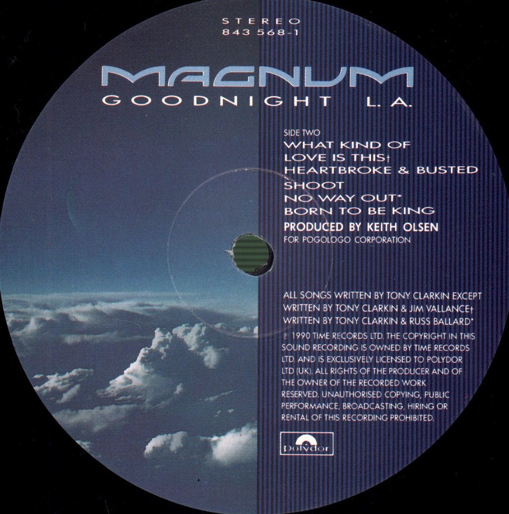 Magnum - Goodnight L.a. - Lp