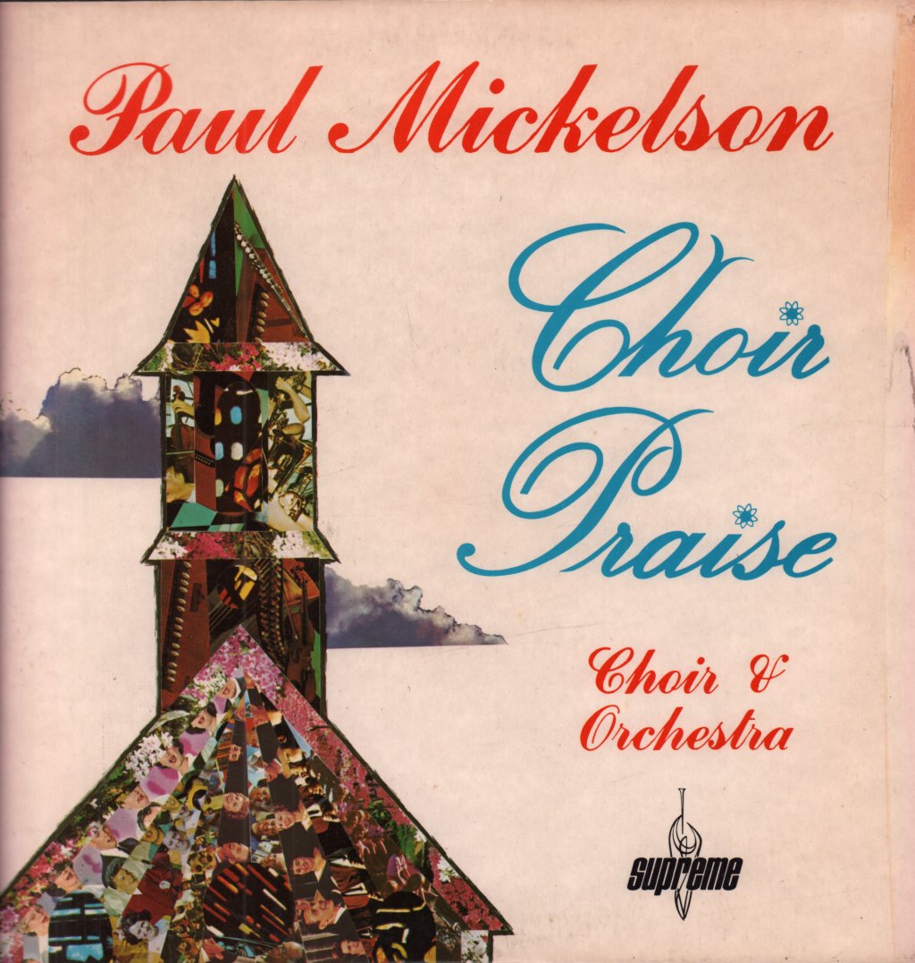 paul mickelson choir and orchestra - choir praise - Lp