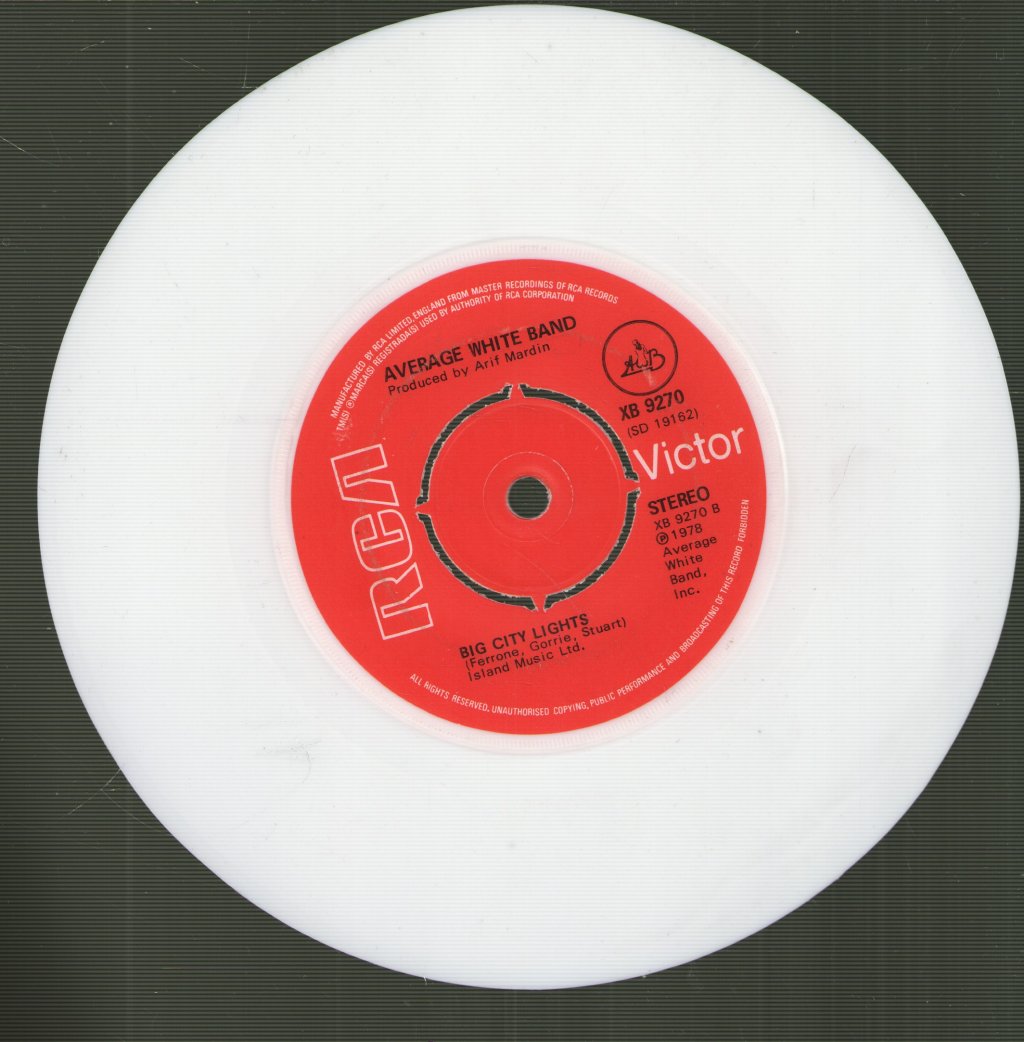 Average White Band - One Look Over My Shoulder (Is This Really Goodbye?) - 7 Inch