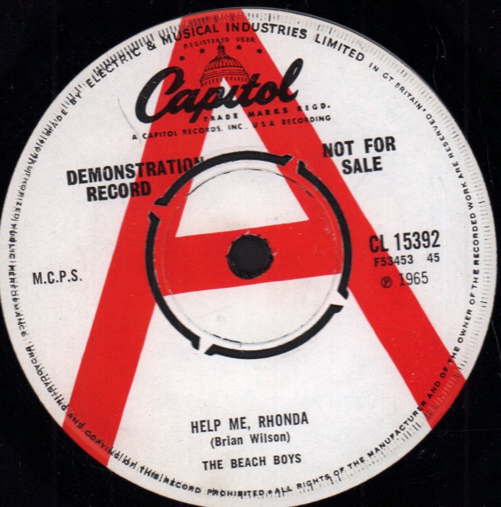 Beach Boys - Help Me, Rhonda - 7 Inch