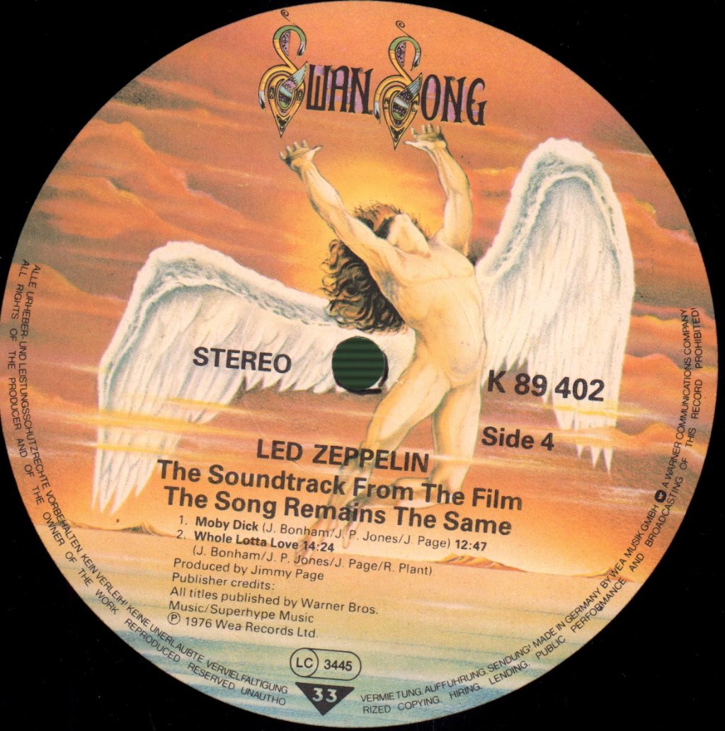 Led Zeppelin - Song Remains The Same - Double Lp
