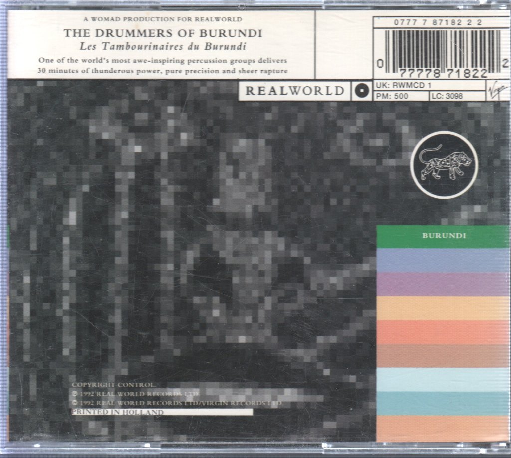 Drummers Of Burundi - Les Tambourinaires Du Burundi - Cd