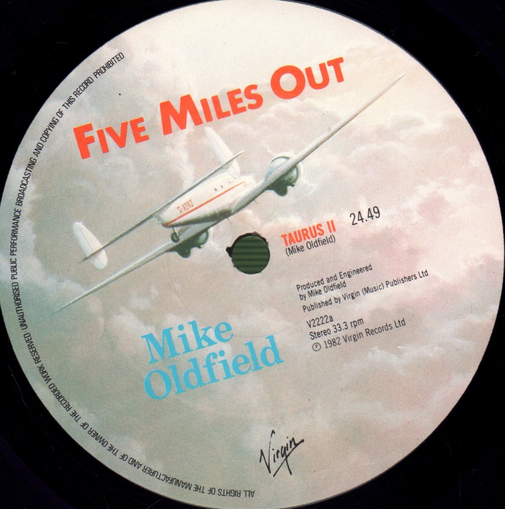 Mike Oldfield - Five Miles Out - Lp