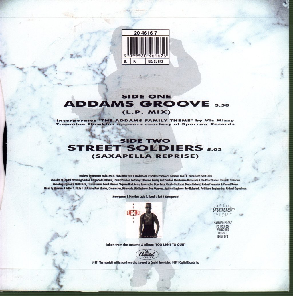 Mc Hammer - Addams Groove - 7 Inch