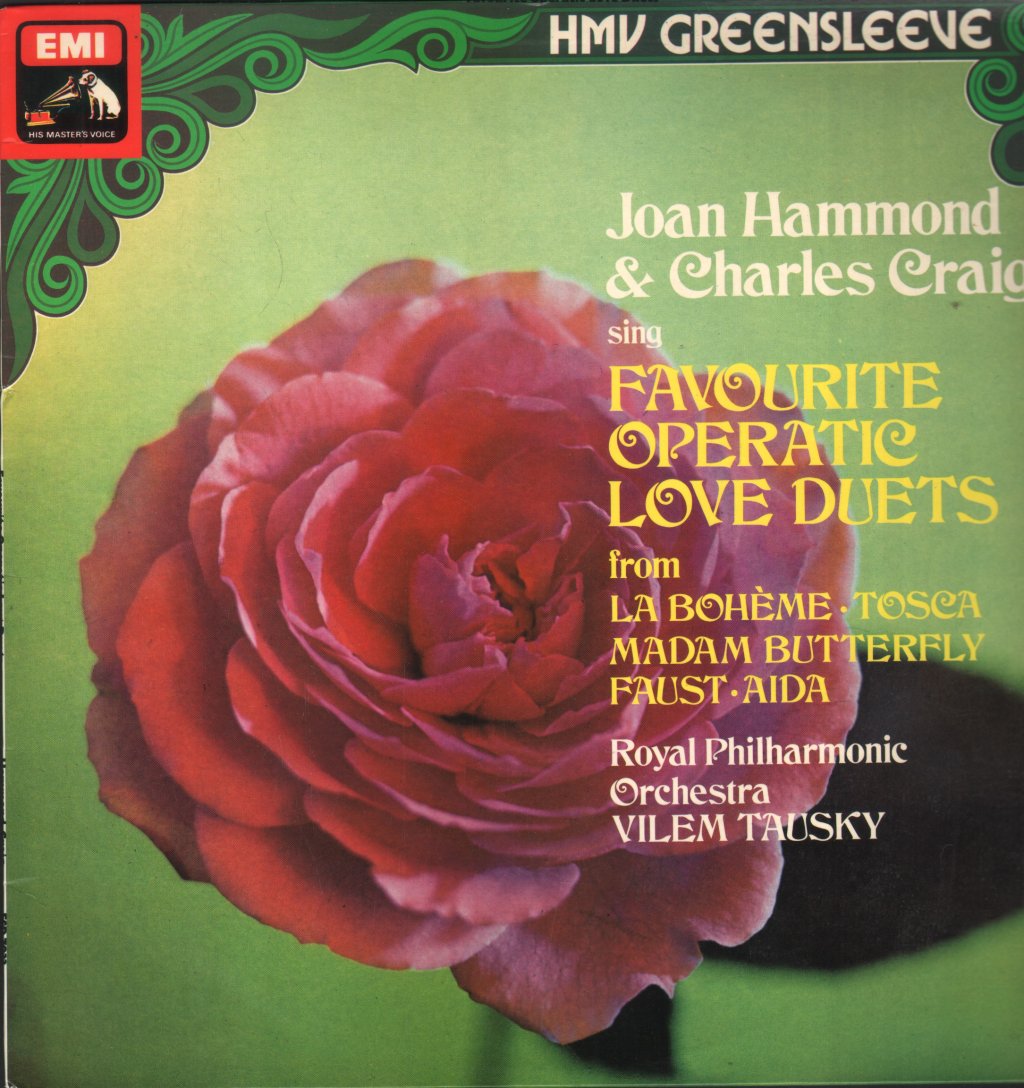 Joan Hammond and Charles Craig / Royal Philharmonic Orchestra / Vilem Tausky - Favourite Operatic Love Duets - Lp