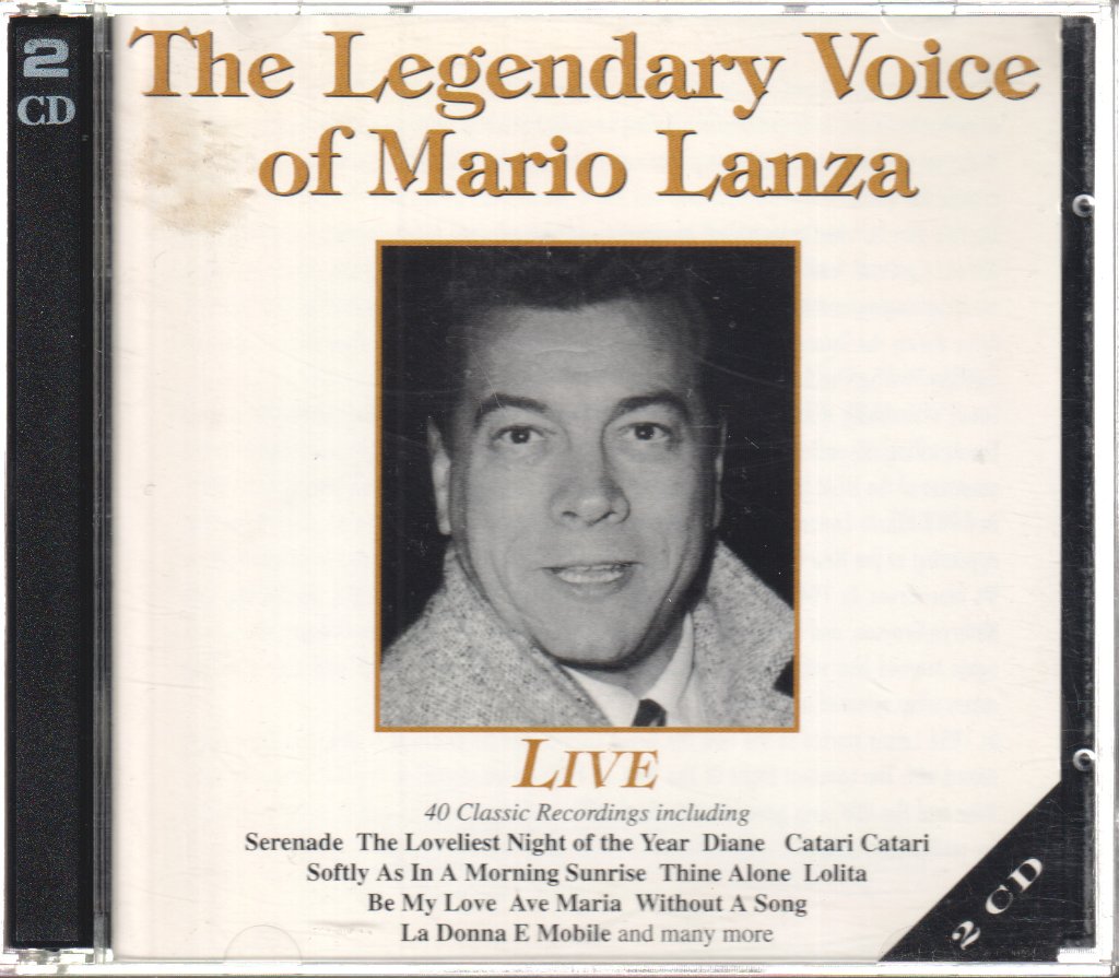 Mario Lanza - Legendary Voice Of Mario Lanza - Double Cd