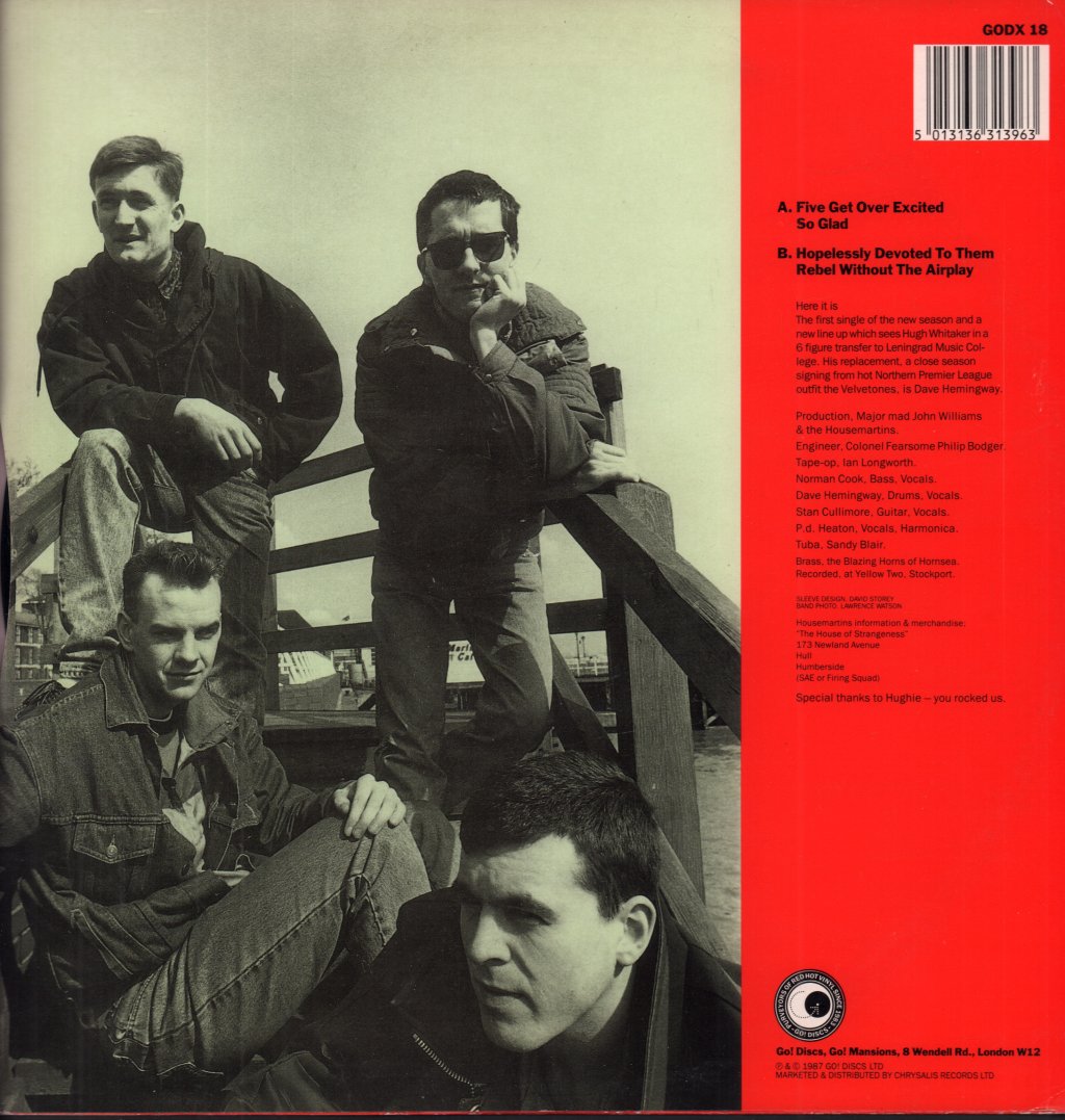Housemartins - Five Get Over Excited - 12 Inch