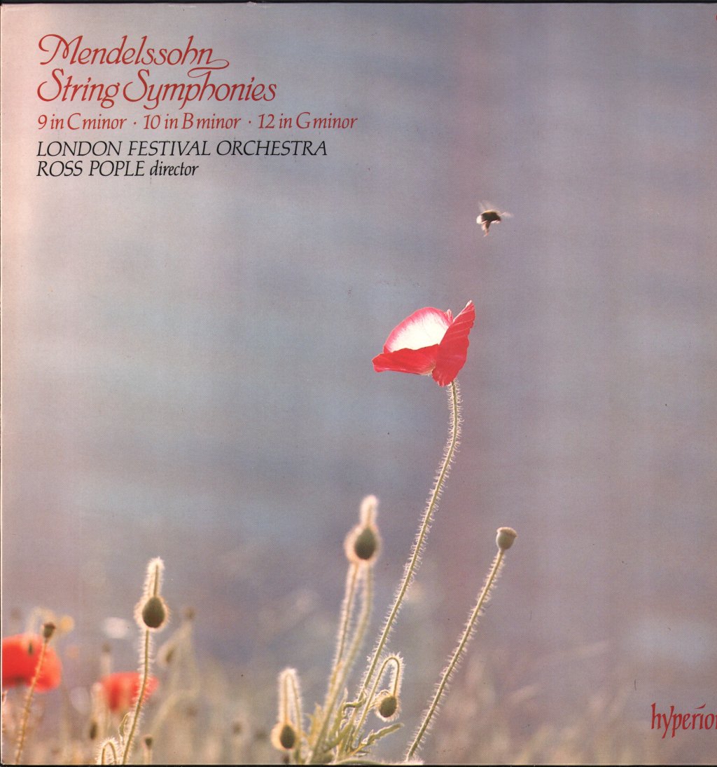 London Festival Orchestra / Ross Pople - Mendelssohn String Symphonies: 9 In C Minor / 10 In B Minor / 12 In G Minor - Lp