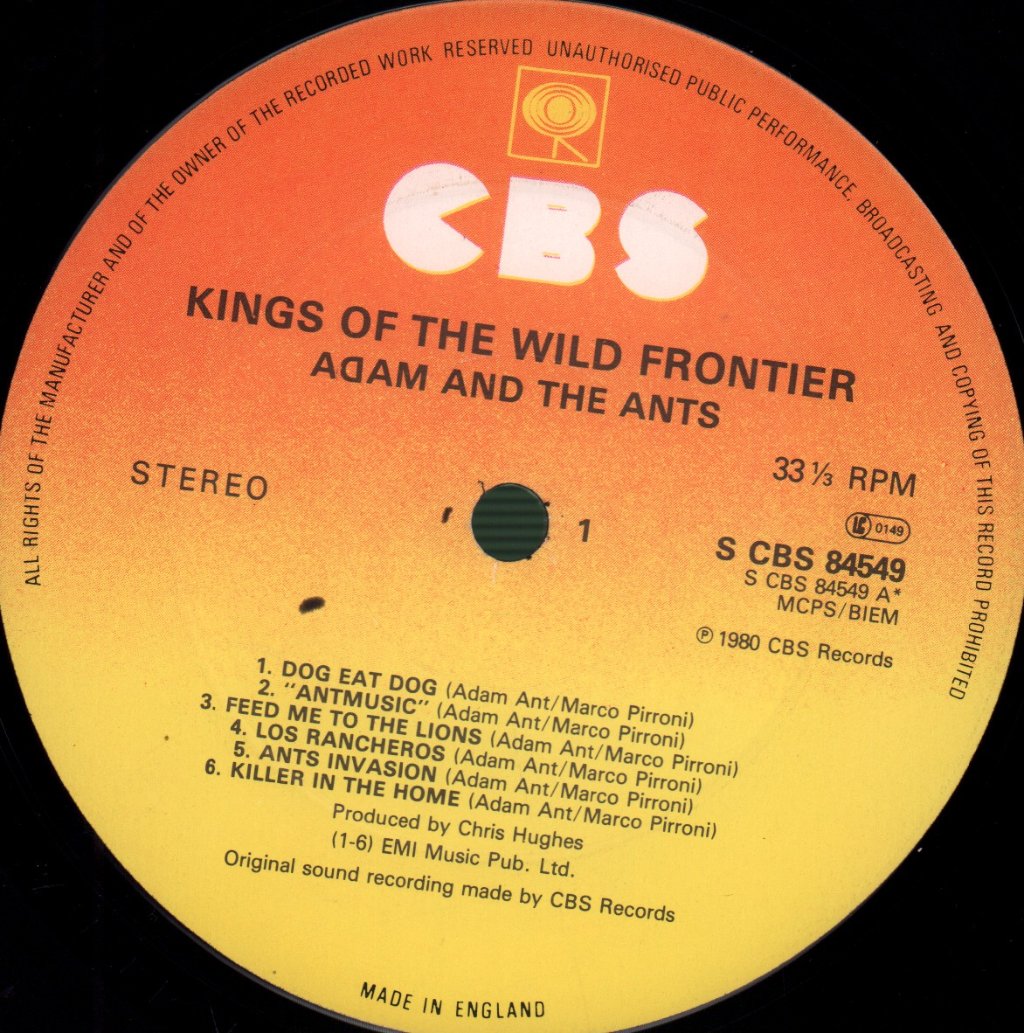 Adam And The Ants - Kings Of The Wild Frontier - Lp