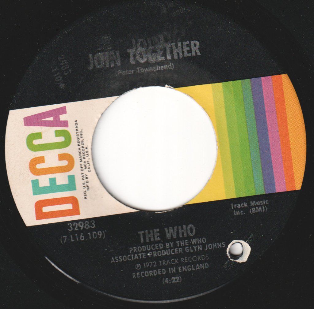 Who - Join Together - 7 Inch
