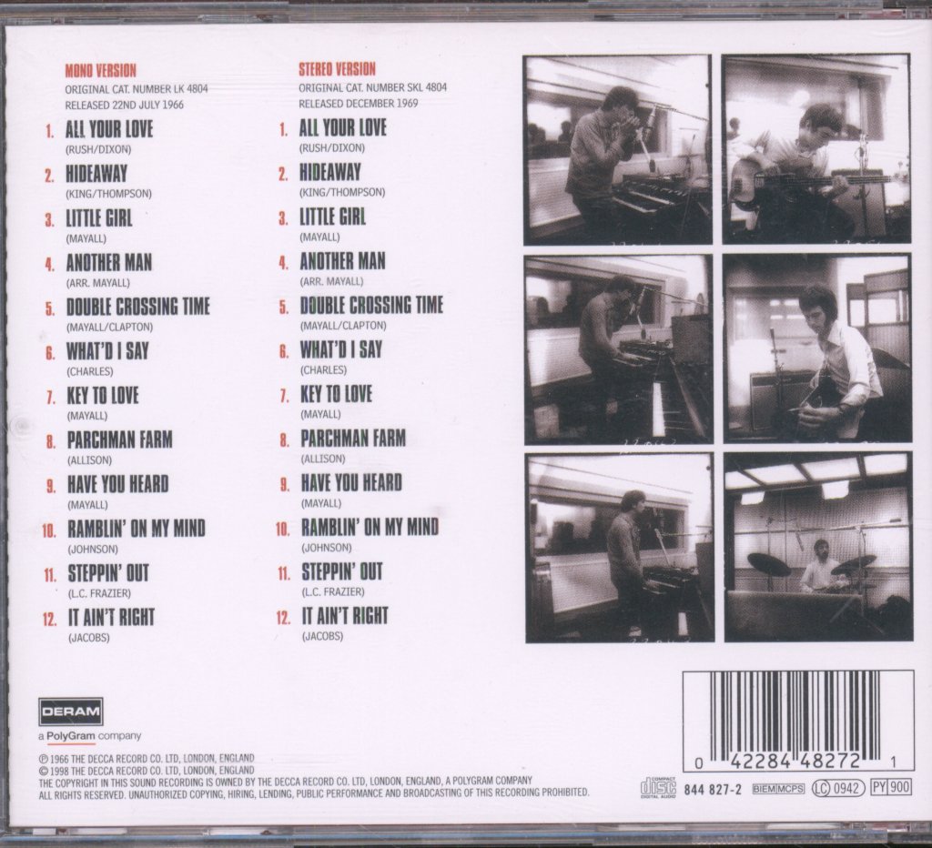 John Mayall With Eric Clapton - Blues Breakers - Cd