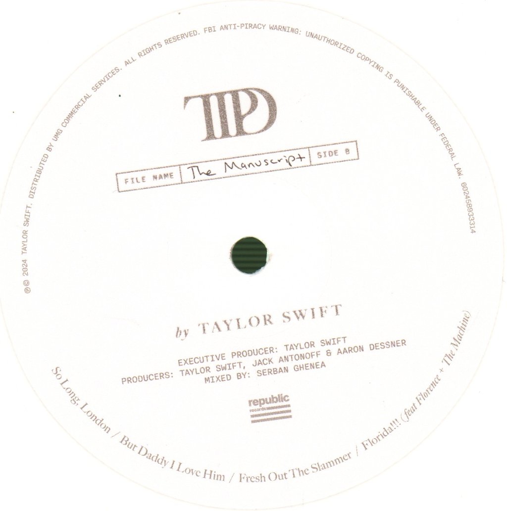 Taylor Swift - Tortured Poets Department - Double Lp