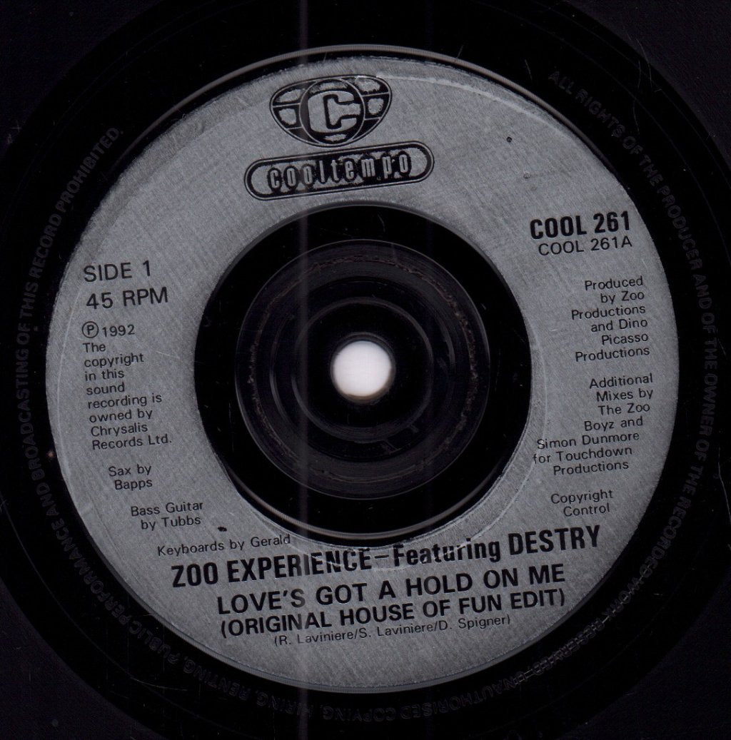 Zoo Experience Featuring Destry - Love's Got A Hold On Me - 7 Inch