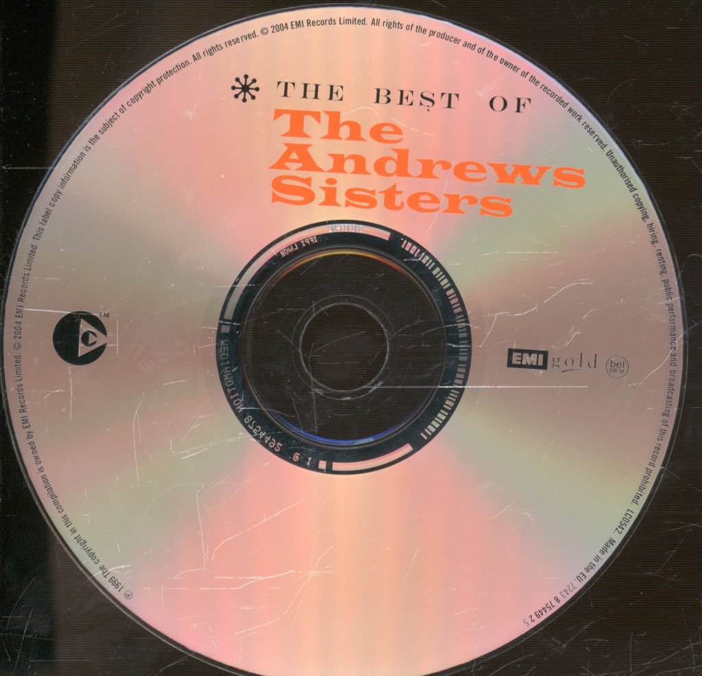 Andrews Sisters - Best Of - Cd