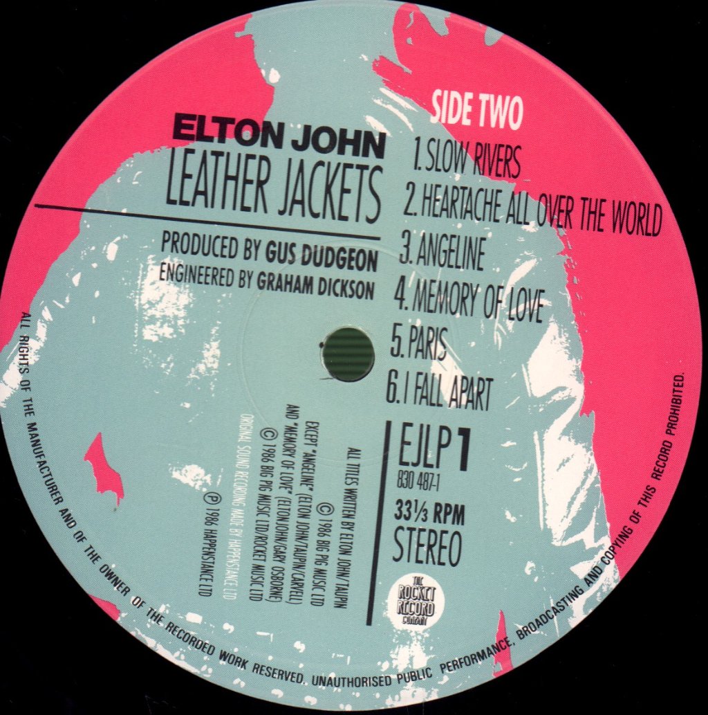 Elton John - Leather Jackets - Lp