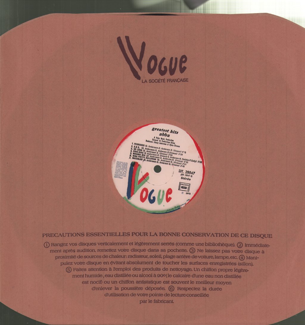 ABBA - Greatest Hits - Lp