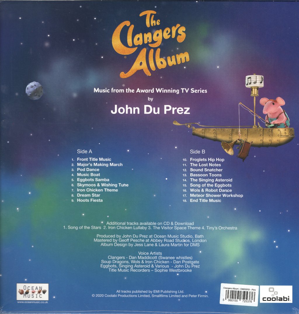 John Du Prez - Clangers Album - Lp
