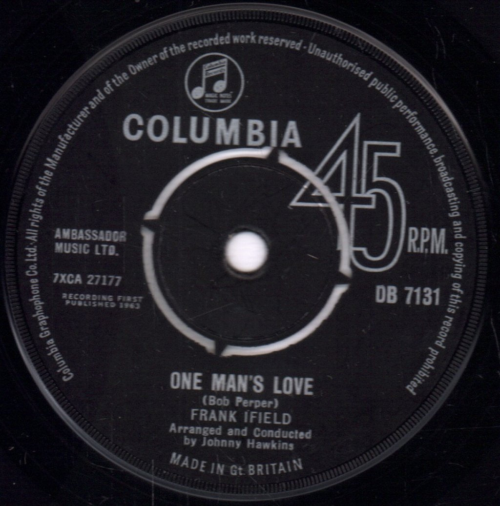 Frank Ifield - Mule Train - 7 Inch