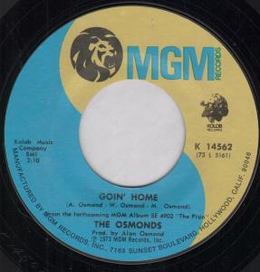 Osmonds - Goin' Home - 7 Inch