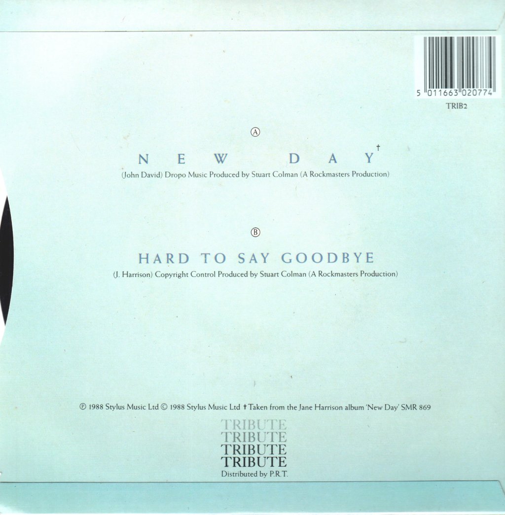 Jane Harrison - New Day - 7 Inch