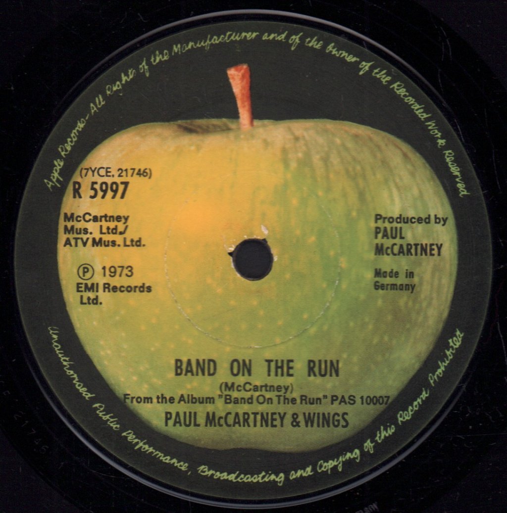 Wings - Band On The Run - 7 Inch