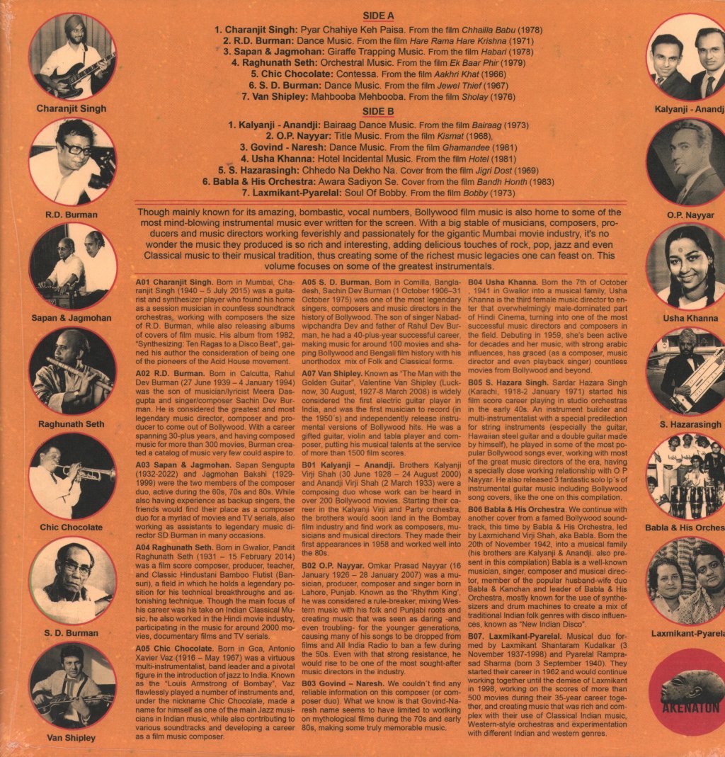 Various Artists - Bollywood Nuggets Vol. II - The Instrumentals - Lp