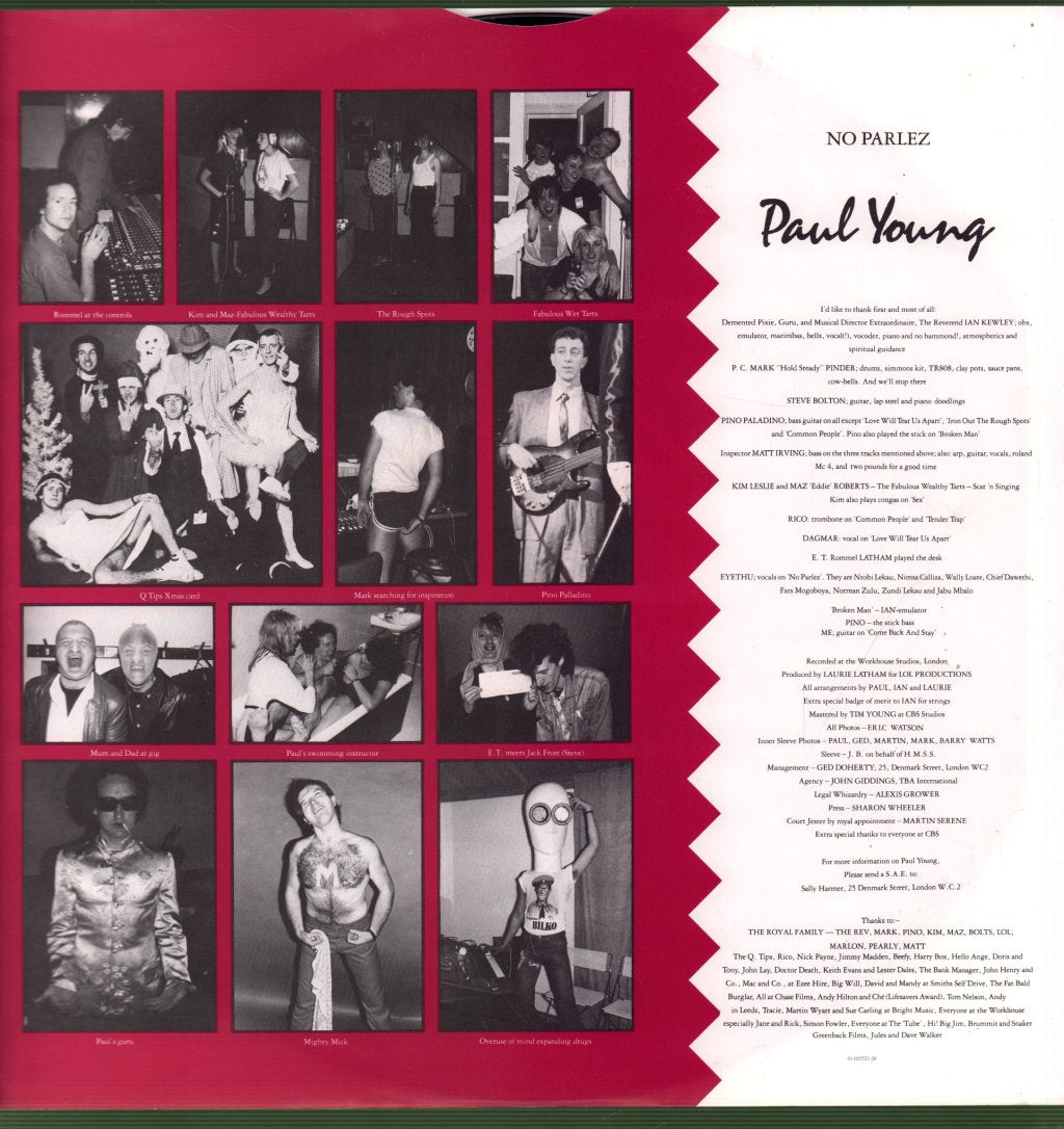 Paul Young - No Parlez - Lp